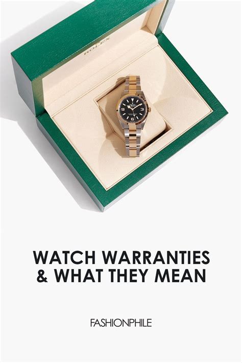 luxury watch warranty renewal.